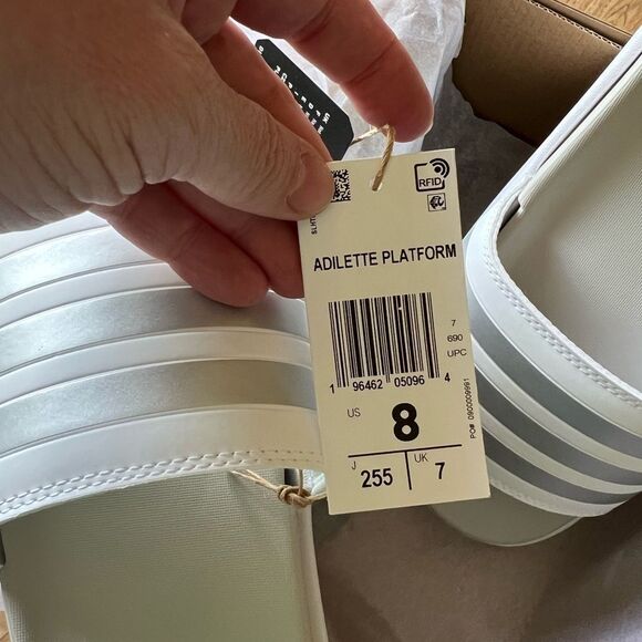 Adidas Platform Adilette Slides - Picture 7 of 8